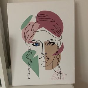 Customize Minimalist painting and sewed art